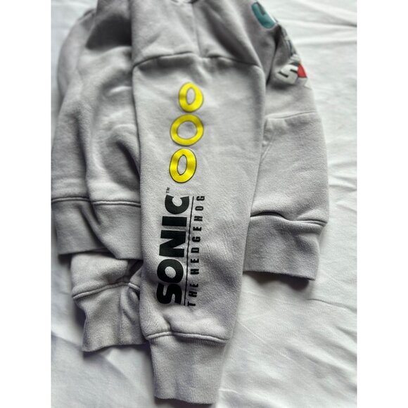 Sonic the Hedgehog Pullover Hoodie | Size XS (4/5) w/front and sleeve graphic - Picture 4 of 4